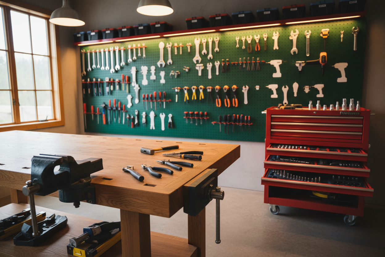 Comment organiser efficacement votre atelier de bricolage