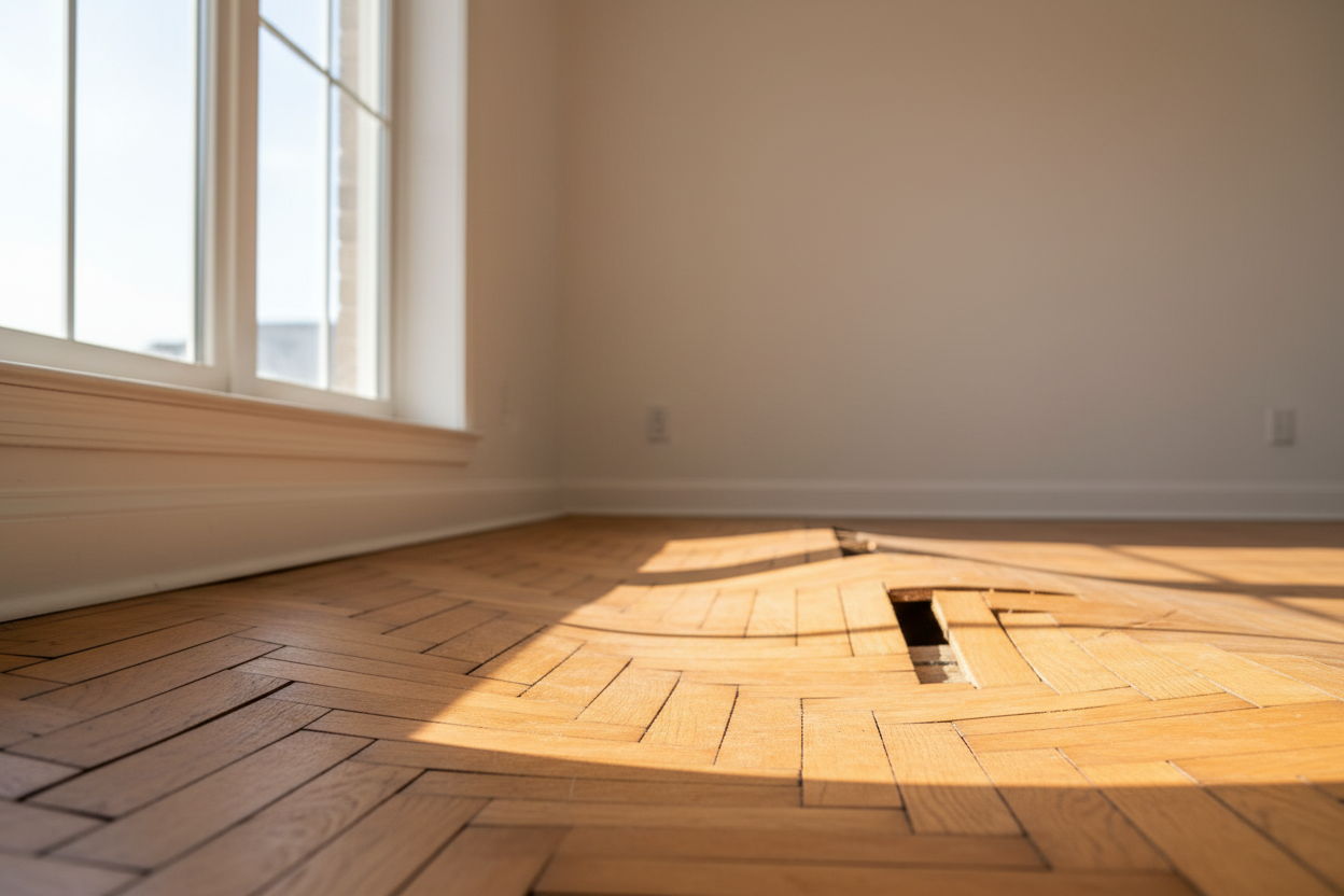 Parquet qui se soulève : causes, diagnostic et solutions
