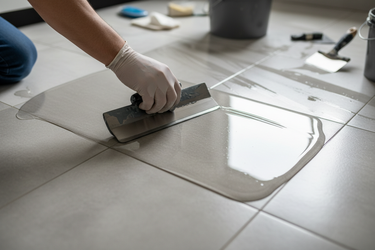 Peinture résine pour carrelage sol : résultats réels et durabilité