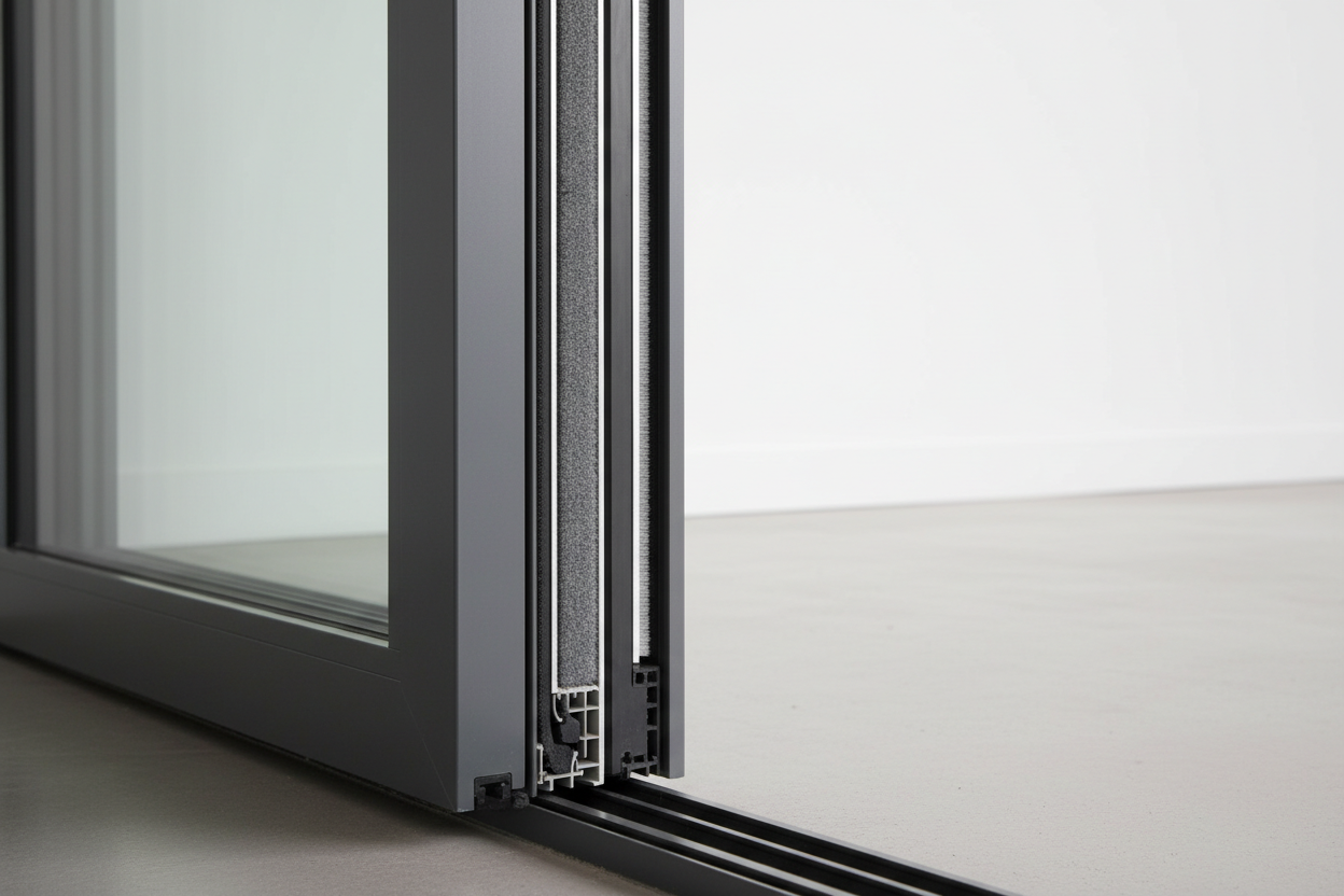 Porte coulissante isolante phonique : 32 dB ou 43 dB, ce qui change vraiment