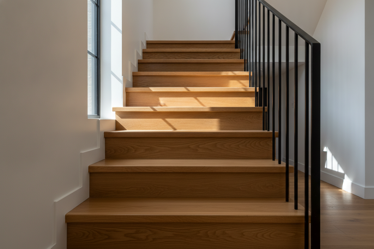 Comment recouvrir un escalier en béton avec succès