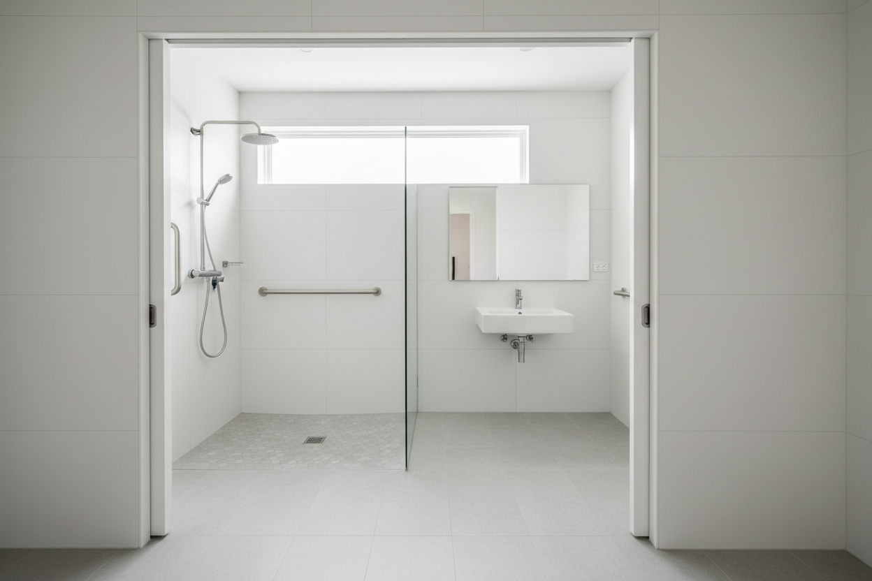 Réussir l’aménagement d’une salle de bain PMR sécurisée