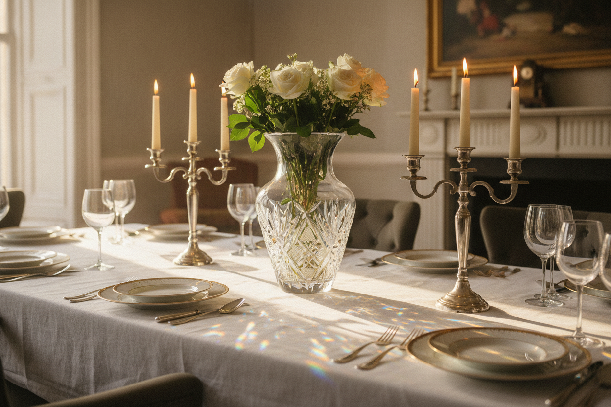 Comment sublimer votre centre de table en cristal artisanal